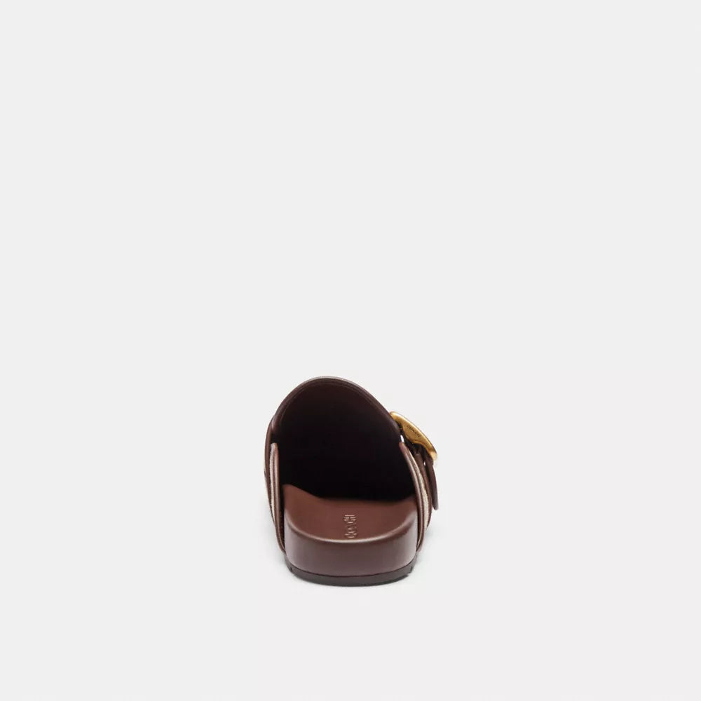Archival Buckle Clog With Signature Sateen Jacquard - Signature Jacquard/Khaki/Maple