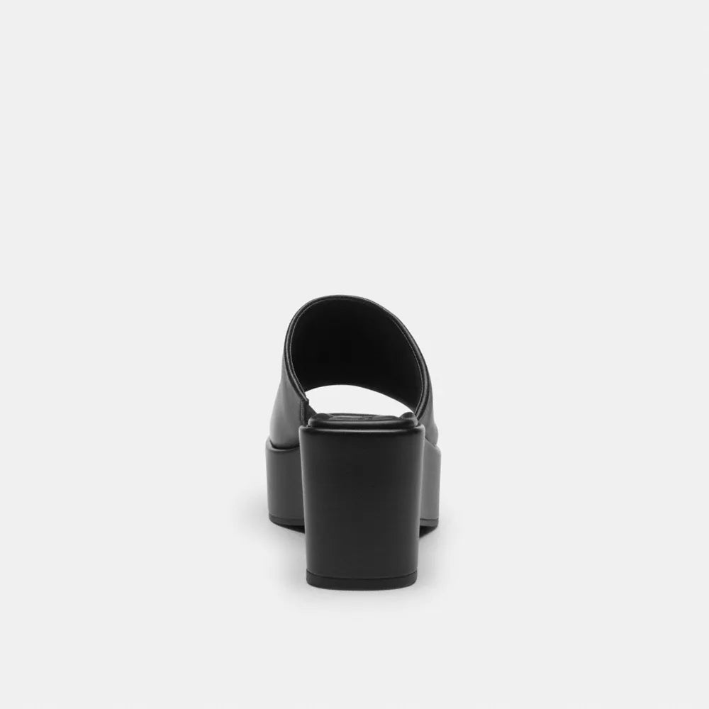 Phoebe Platform Sandal - Black
