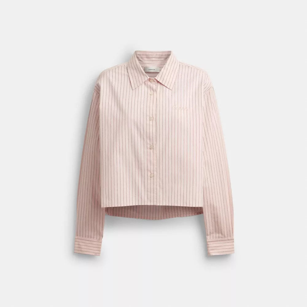 Cotton Button Down - Pink/Multi