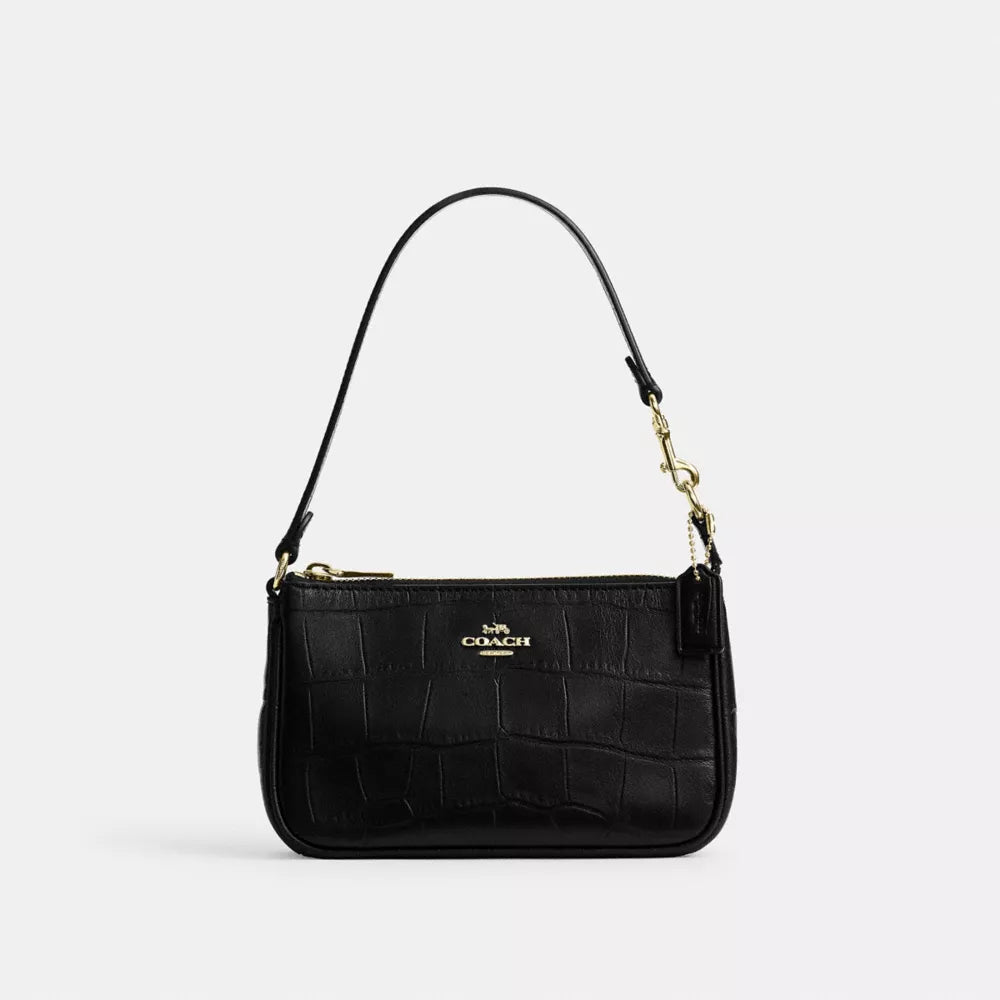 Nolita 19 - Embossed Crocodile/Gold/Black