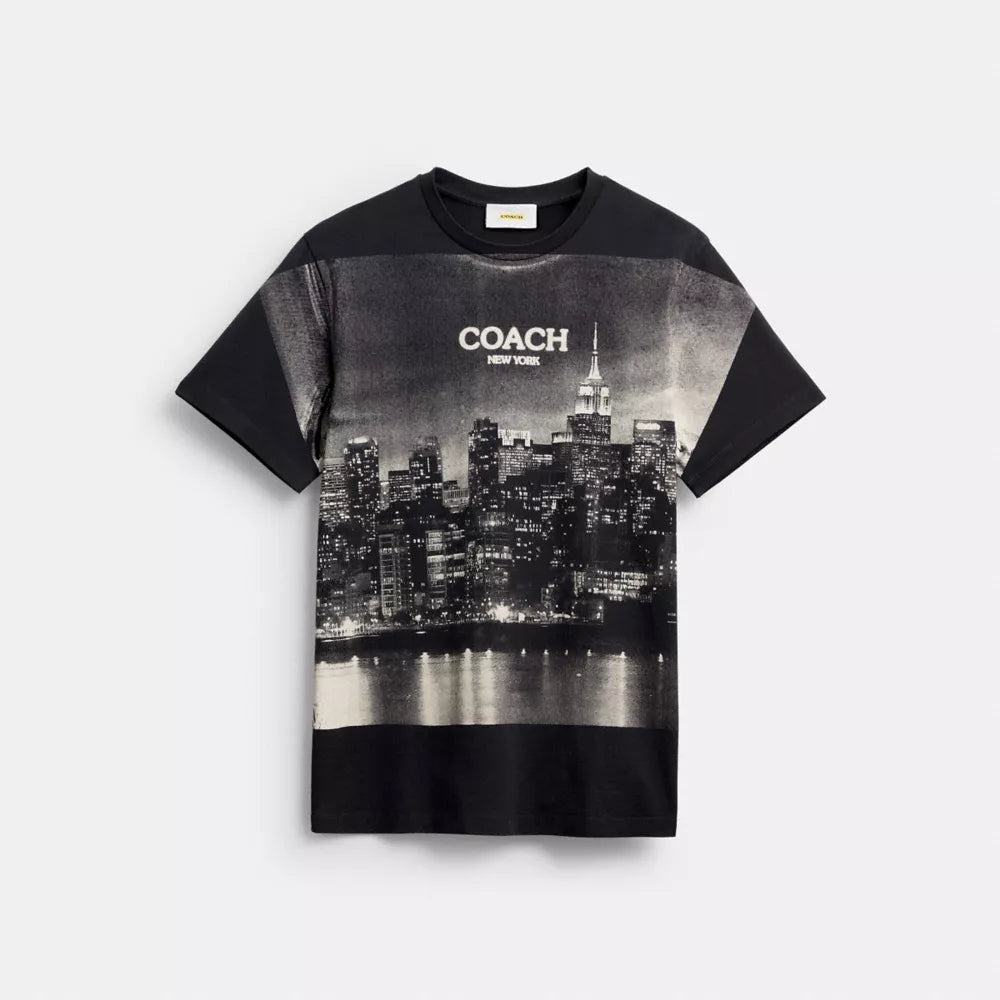 Postcard T-Shirt - Black
