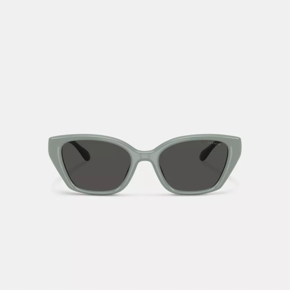 C Hardware Square Cat Eye Sunglasses - Industrial Grey