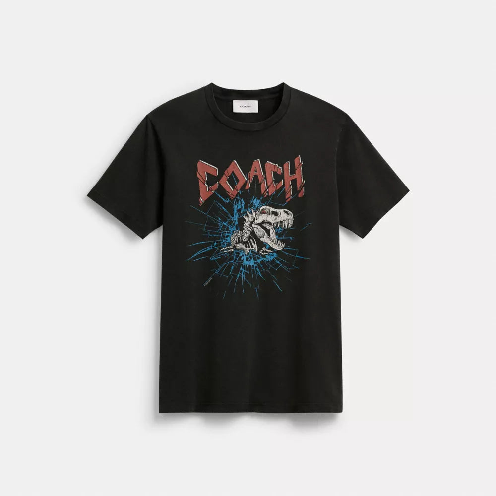 Signature Skeleton Rexy T-Shirt - Black