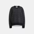 Signature Crewneck Sweater - Charcoal Signature