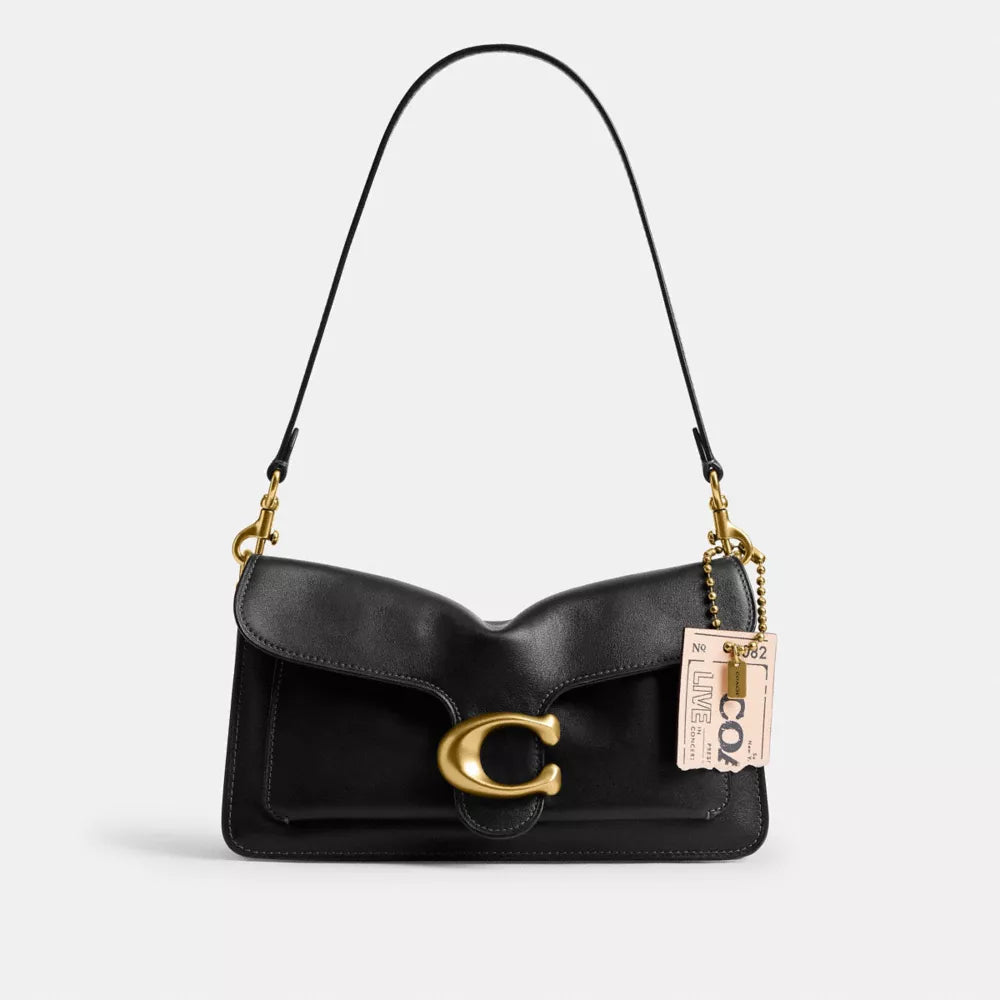 Live In Concert Concert Ticket Bag Charm - Brass/Light Pink