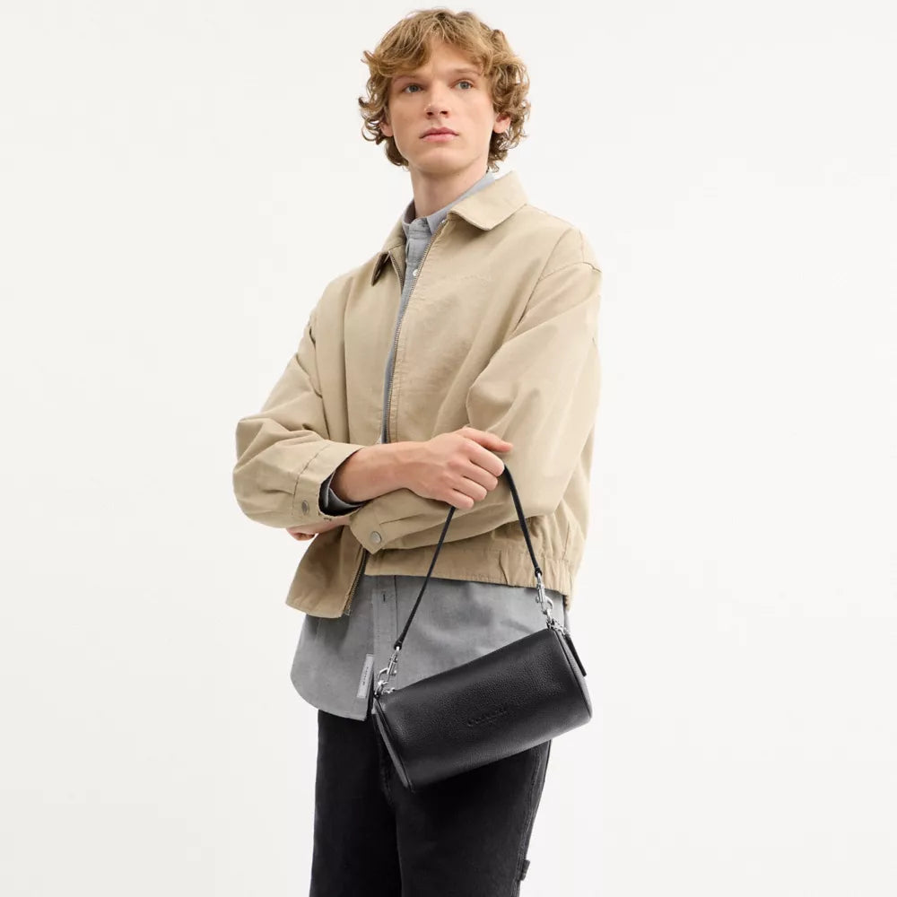 Andre Barrel Bag 24 - Silver/Black