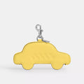 Taxi Bag Charm - Silver/Yellow