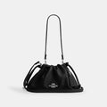 Faye Shoulder Bag - Smooth Leather/Silver/Black