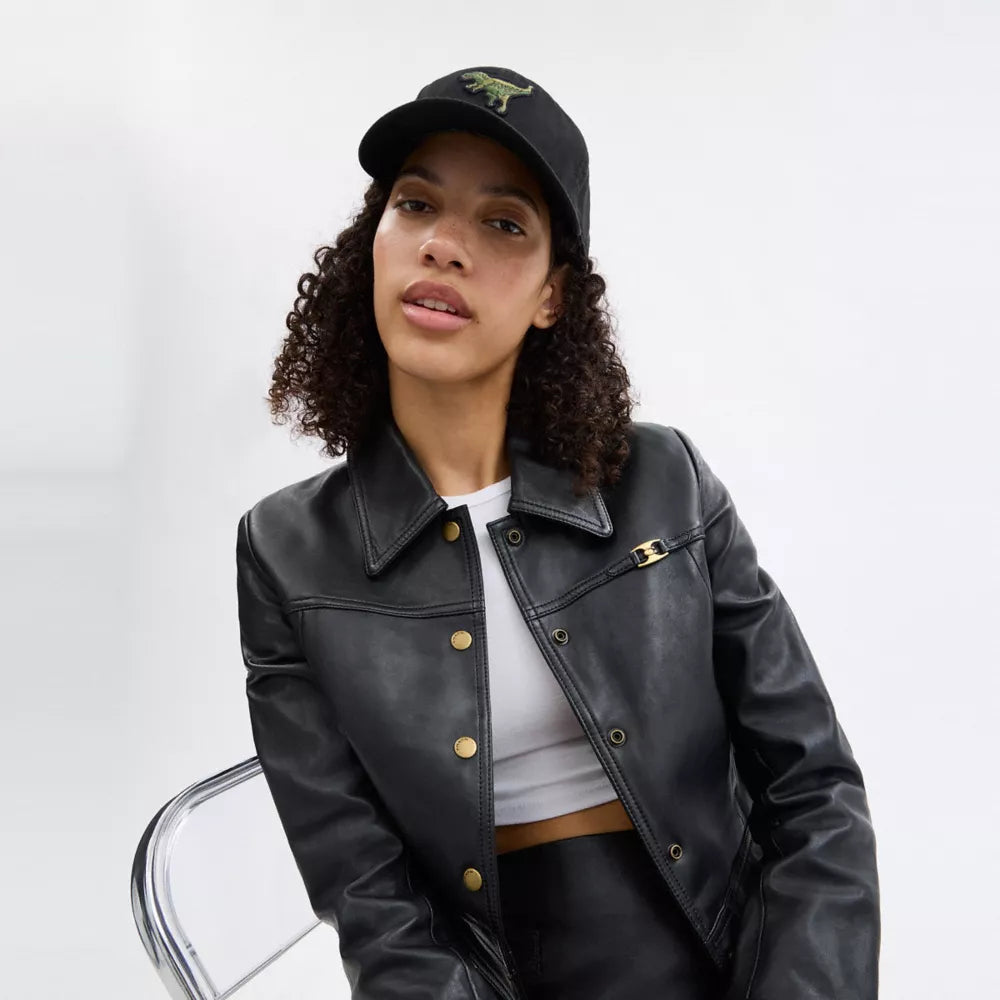 Rexy Patch Baseball Hat - Black